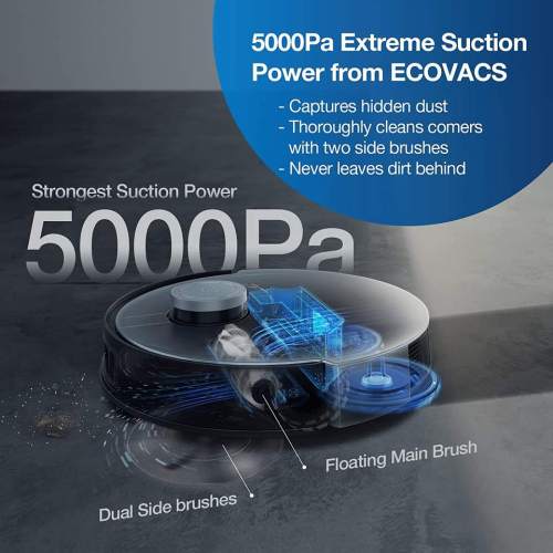 지능형 5000PA ECOVACS Deebot X1 진공 청소기