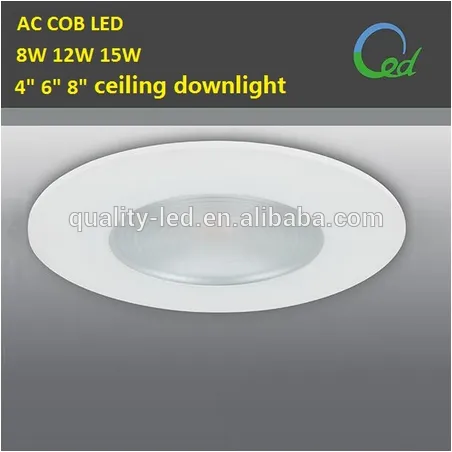 Driverless 4'' 6'' 8''led ceiling light recessed panel light