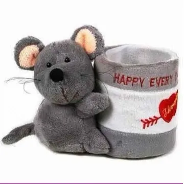 Plush Mouse Toy Plush Phone Holder