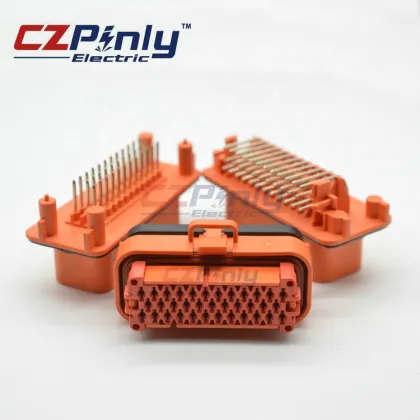 TE Connectivity AMP Orange 35P Electrical Vehicle Terminal Connector