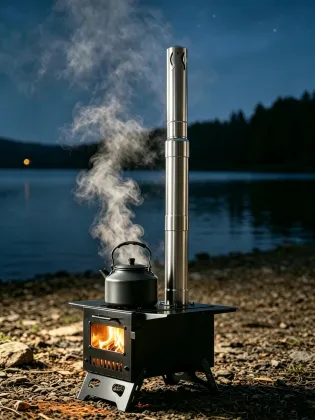 Elegant Wood Fired BBQ Grills