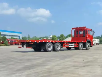 CLW brand flatbed truck for 20ft container carry