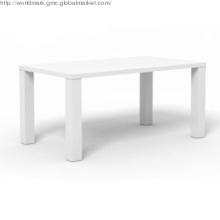 Dining Table with High Gloss Finish for Dining Room