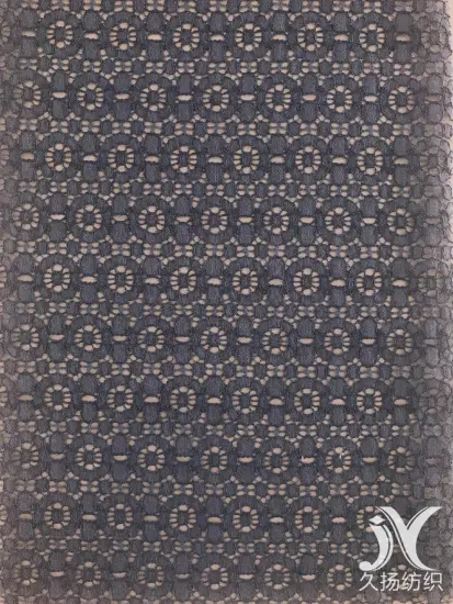 Nylon Cotton Lace Circle Pattern