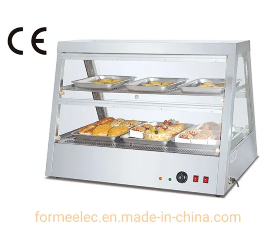 Electric Food Warmer Cabinet Food Warming Showcase 70cm 110cm 120cm Electric Display Showcase