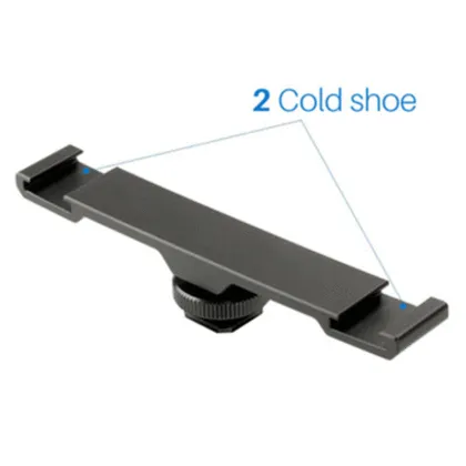 Sony A6400, A6500, A6300 Vlog Microphone Mount Adapter for Tripod Use