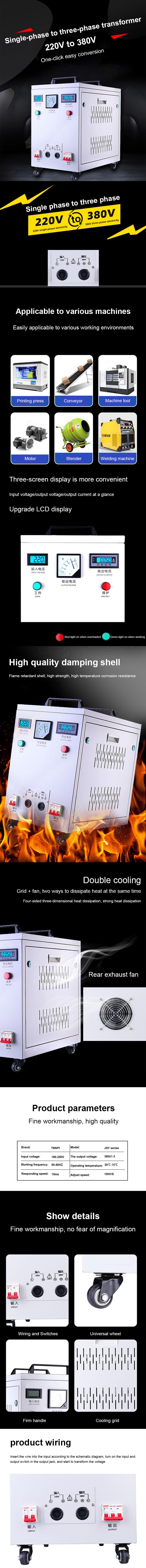 Single Phase 220v To 3 Phase 380v