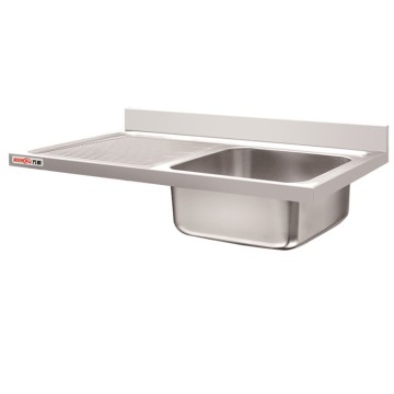 Commercial Kitchen Stainless Steel Single Sink Table Top for Restaurant Equipment