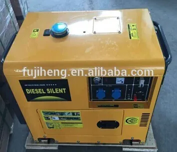Factory 5kva silent diesel generator price, Air cooled silent type diesel generator 5kw