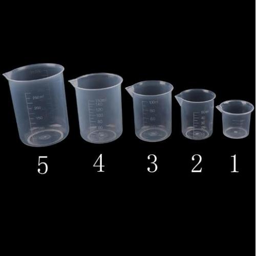 Plastic Measuring Beaker Polypropylene Plastic Beaker 25ml