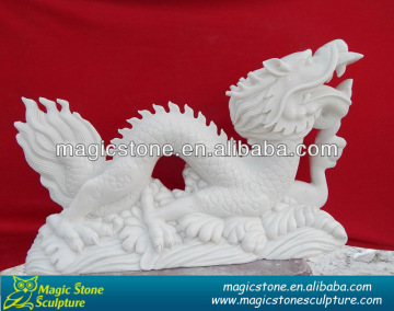 stone chinese dragon figurine for garden