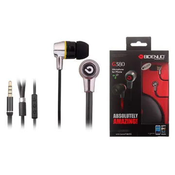 3.5mm Plug Noise Cancelling Factory Earbuds, 20Hz to 20kHz Frequency Response Range