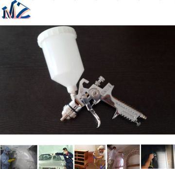 Chrome Painting Big Nozzle Size Plastic Cup Gravity HVLP H827 Air Spray Gun