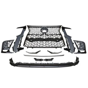 Front Bumper Lip Grille Body Kit for Lexus LX LX600 2022 F Sport