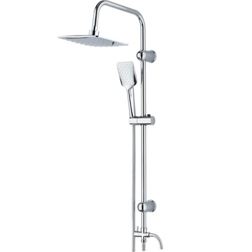 European brass bathtub hot and cold water mixing shower set