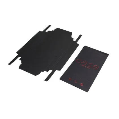 Black Cardboard Mobile Phone Case Packaging Box