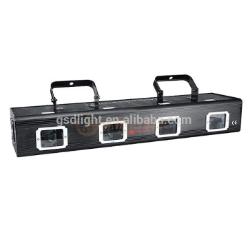 RG RGBP RGYP most popular 4 head laser light DMX light equipment with CE RoHs