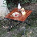 Outerlead Folding Lightweight Wood Grain Mini Camping Table