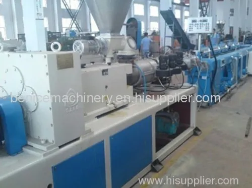 Pvc Double Pipe Extruding Machine 