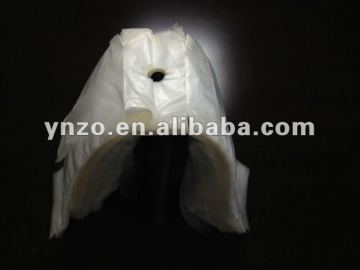 Saddle style plastic umbrella bag