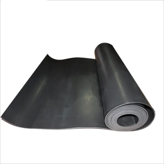Industrial rubber plate black rubber shock absorbing floor mat rubber leather waterproof and pressure resistant floor mat