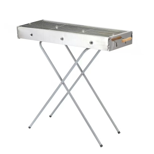 Klappbarer tragbarer Outdoor-Grill aus Edelstahl