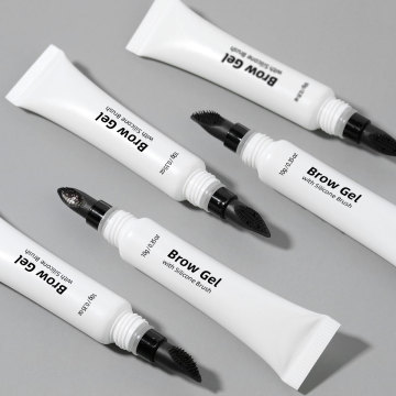 Organic Clear Eyebrow Gel with Silicone Brush