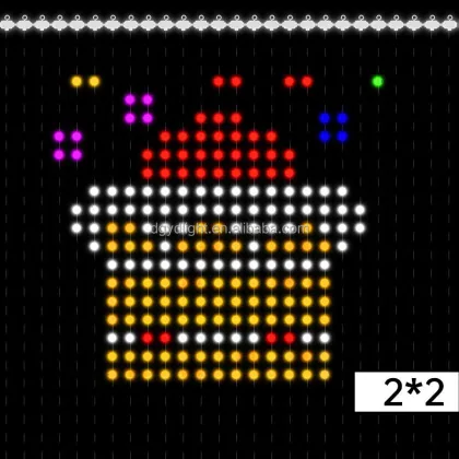 Twinkly Christmas Lights: Waterproof 5V Safety Light Curtain - DIY Smart LED Light