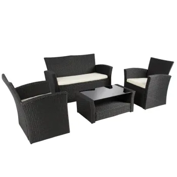 Best-Selling Contemporary Cheap Rattan Furniture Set for Outdoor One-Box Packing