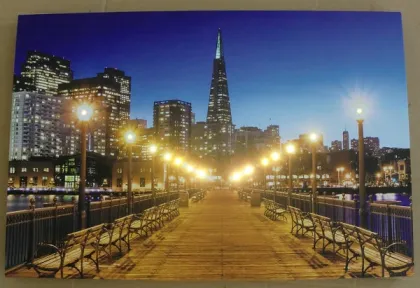 Modern Home Decoration Led Canvas Painting