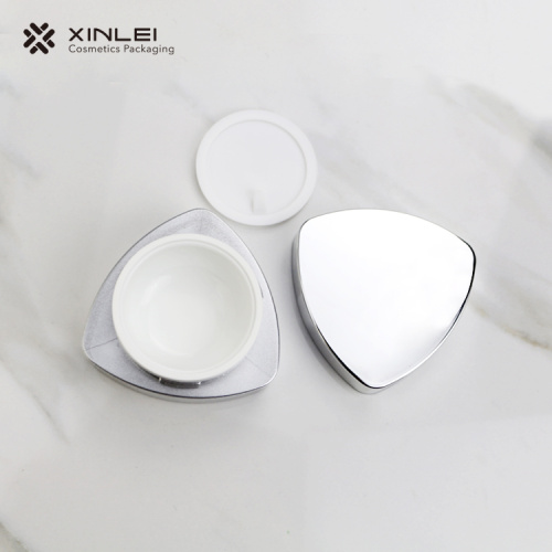 15 g Triangle Shape Acrylic Cosmetic Cream Jar