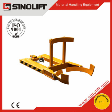 2015 New Sinolift DG400 Steel Plastic Oil Drum Forklift Attachment Drum Clamp for Sale