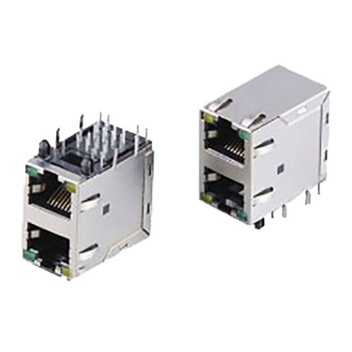 2x1P RJ45-aansluiting met LED EMI