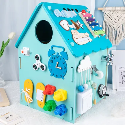 Wholesale Wooden Playhouses: Educational Toys for Kids on Busy Board