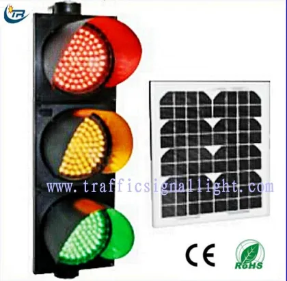 LED Lamps Solar Traffic Light, Traffic Signal Lights