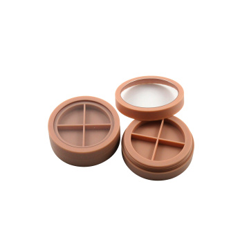 TM-ES6191D 6g Plastic Round Eyeshadow Case with Compact Powder and Blusher Box