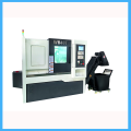 Máquina cortadora de torno de bancada inclinada CNC de alta precisión
