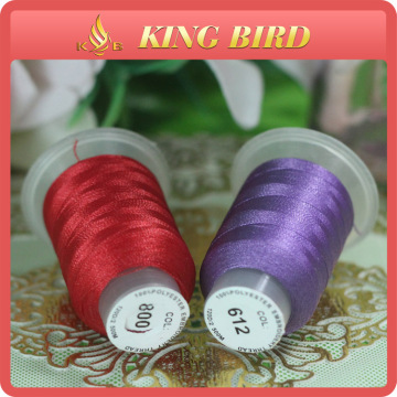 Professional Sewing Supplies 100% Polyester Embroidery Thread 108d