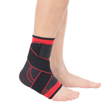 Adjustable Basketball Ankle Brace with Strap Compression Support