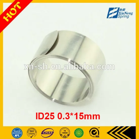F25 0.3*15mm flat design steel spring