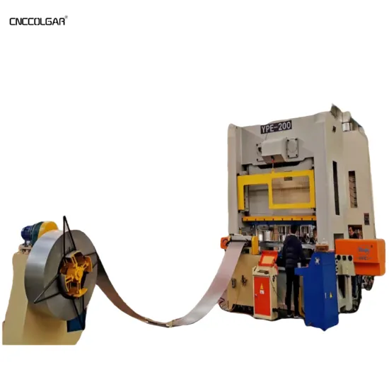 CNCColgar 2 Points Closed Type CNC Punch Press Machine for Sheet Metal Punching
