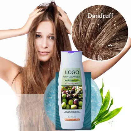 Organic Natural Healthy Hair Cleanser & Anti-Dandruff Shampoo with Customized Logo
