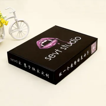 Hair Extension Black Mailer Boxes Custom Logo