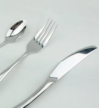 High-quality all-steel knife and fork for hotel use