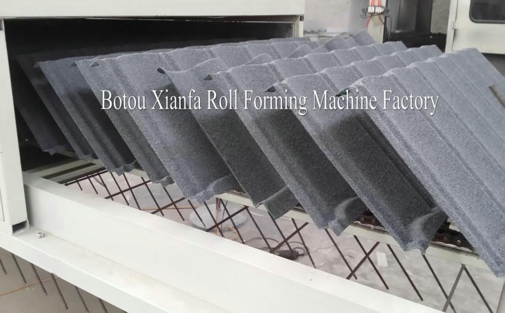 XF Galvanized Steel Sheet Vermiculite Tile Forming Machine