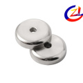 Powerful Countersunk Neodymium Magnet Round Neodymium Magnet with Countersunk Hole Manufactory