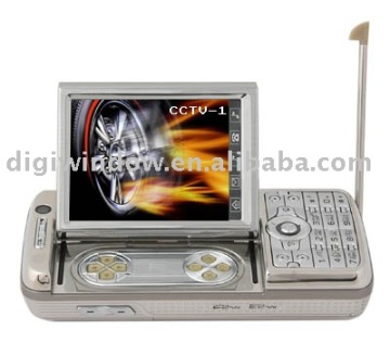 V9 Dual SIM Card Phone With TV &amp; Bluetooth Function - Gold (DW-P-057)