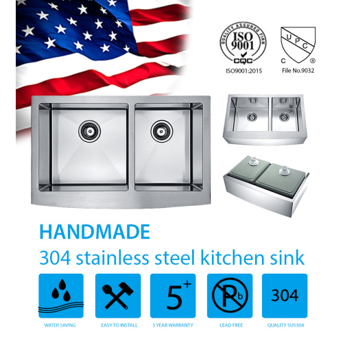 Morden Design Stainless Steel Apron Front Sink