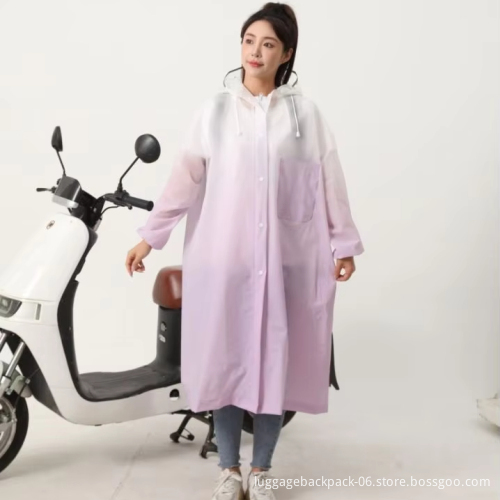 Waterproof Raincoat EVA Poncho for Hiking - Suitable for Women, Men, Adults, and Children