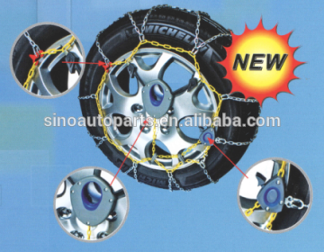 TUV/GS CERTIFIED KNS(9mm) AND KN(12mm) SERIES SNOW CHAINS/SKID/ANTI CHAINS/TIRE CHAINS FOR FRONT AND REAR-WHEEL DRIVES